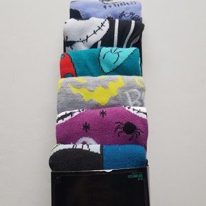 disney the nightmare before christmas mens casual crew socks 6 pairs design two